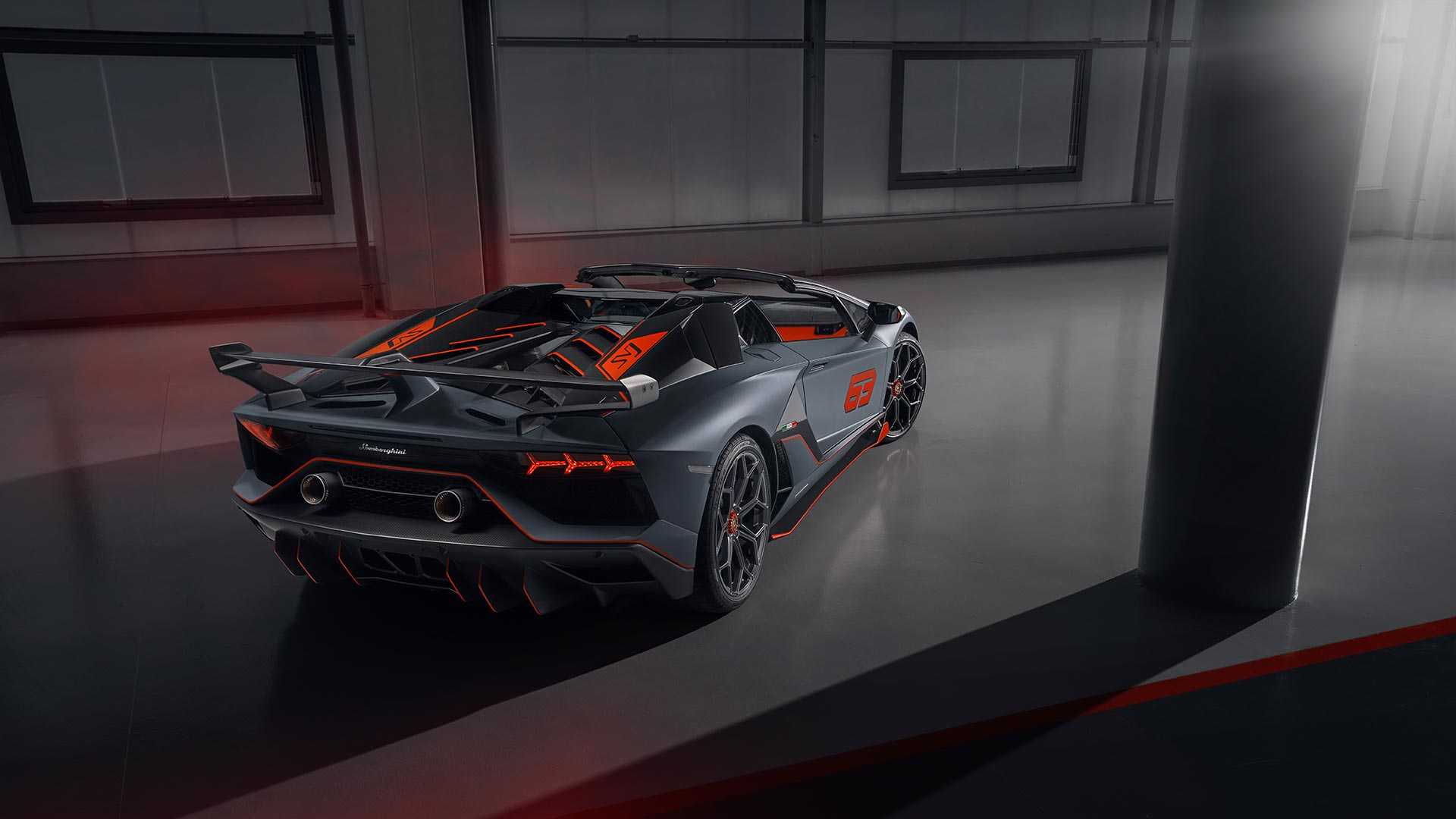 2020 Lamborghini Aventador SVJ 63 Roadster Rear Three-Quarter Wallpapers (4)