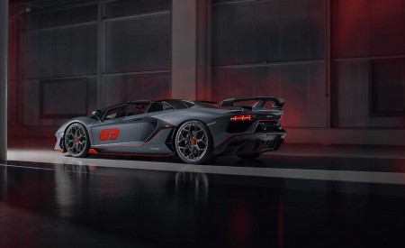 2020 Lamborghini Aventador SVJ 63 Roadster Rear Three-Quarter Wallpapers 450x275 (5)