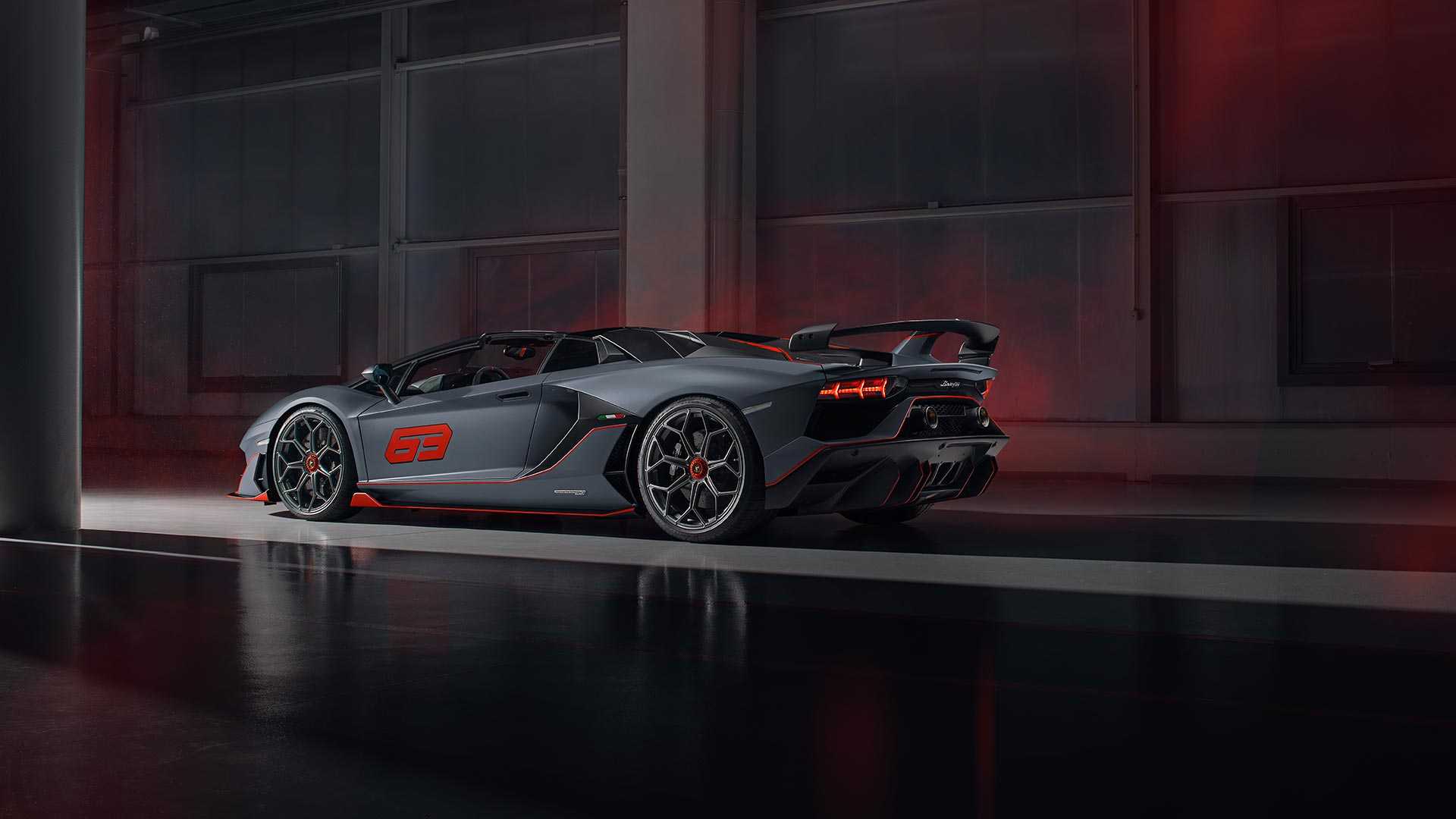 2020 Lamborghini Aventador SVJ 63 Roadster Rear Three-Quarter Wallpapers (5)