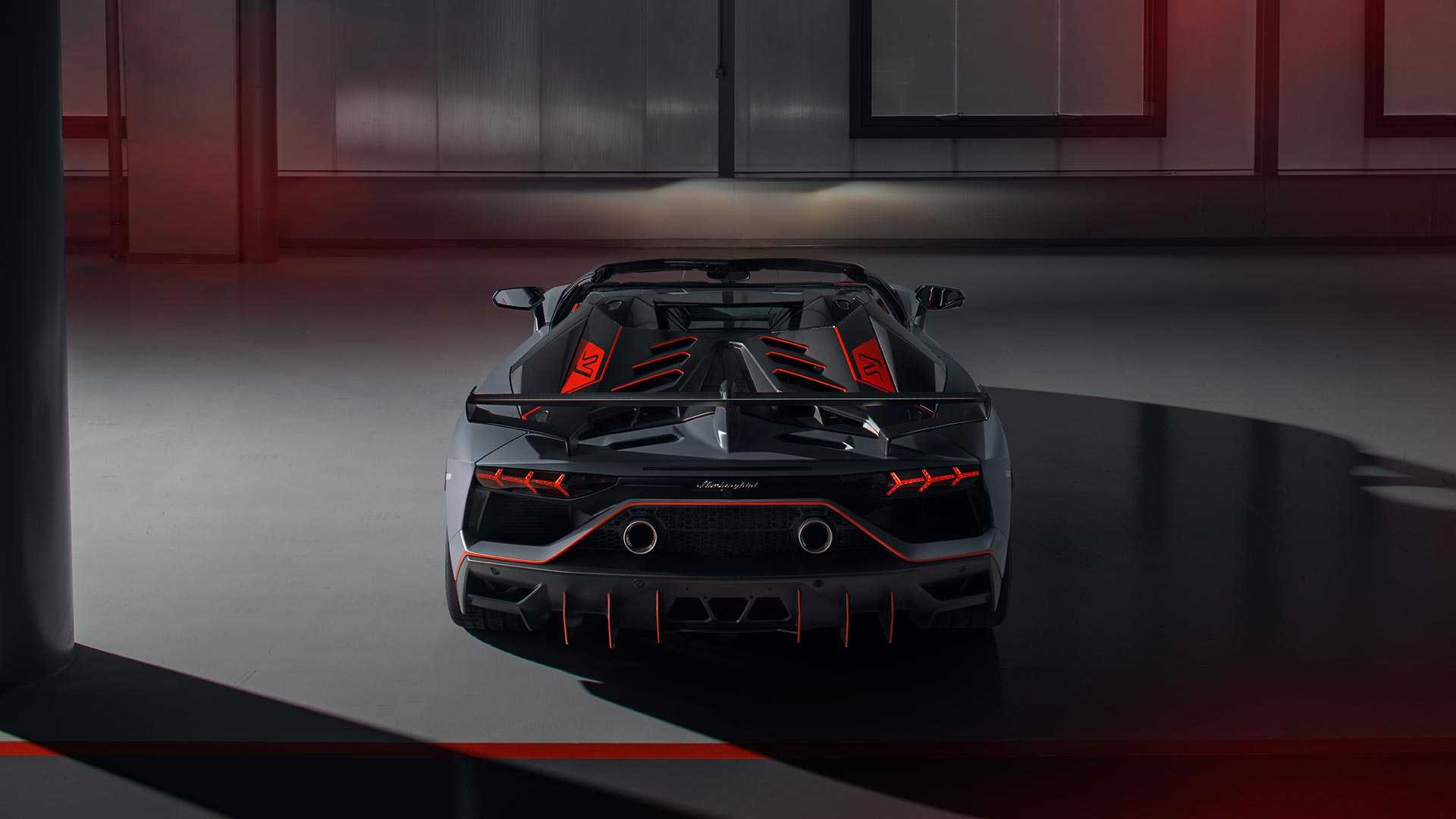 2020 Lamborghini Aventador SVJ 63 Roadster Rear Wallpapers (6)