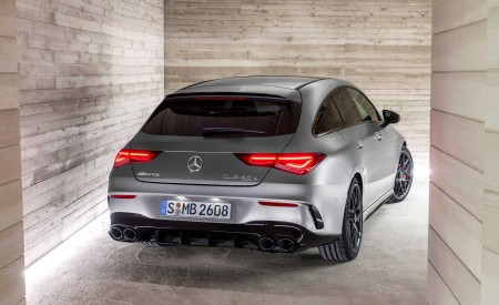 2020 Mercedes-AMG CLA 45 S 4MATIC+ Shooting Brake Rear Three-Quarter Wallpapers 450x275 (24)