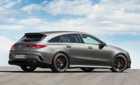 2020 Mercedes-AMG CLA 45 S 4MATIC+ Shooting Brake Rear Three-Quarter Wallpapers 450x275 (17)