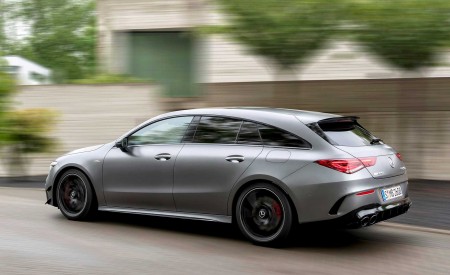 2020 Mercedes-AMG CLA 45 S 4MATIC+ Shooting Brake Rear Three-Quarter Wallpapers 450x275 (12)