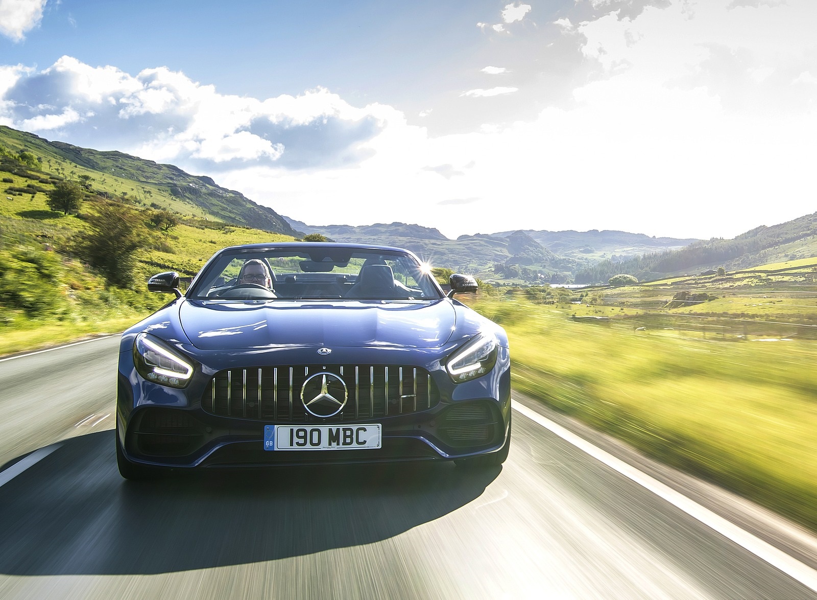 2020 Mercedes-AMG GT S Roadster (UK-Spec) Front Wallpapers (10)
