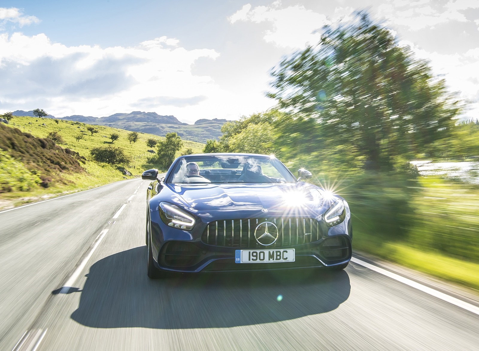 2020 Mercedes-AMG GT S Roadster (UK-Spec) Front Wallpapers (11)