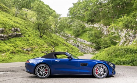 2020 Mercedes-AMG GT S Roadster (UK-Spec) Side Wallpapers 450x275 (30)
