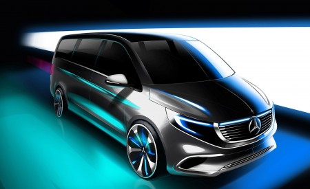 2020 Mercedes-Benz EQV 300 Design Sketch Wallpapers 450x275 (37)