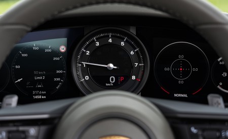 2020 Porsche 911 Carrera Cabriolet (Color: Gentian Blue Metallic) Digital Instrument Cluster Wallpapers 450x275 (45)