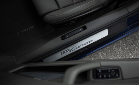 2020 Porsche 911 Carrera Cabriolet (Color: Gentian Blue Metallic) Door Sill Wallpapers 450x275 (46)