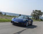 2020 Porsche 911 Carrera Cabriolet (Color: Gentian Blue Metallic) Front Three-Quarter Wallpapers 150x120