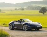 2020 Porsche 911 Carrera Cabriolet (Color: Gentian Blue Metallic) Front Three-Quarter Wallpapers 150x120