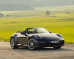 2020 Porsche 911 Carrera Cabriolet (Color: Gentian Blue Metallic) Front Three-Quarter Wallpapers 150x120