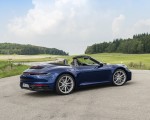 2020 Porsche 911 Carrera Cabriolet (Color: Gentian Blue Metallic) Rear Three-Quarter Wallpapers 150x120