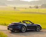 2020 Porsche 911 Carrera Cabriolet (Color: Gentian Blue Metallic) Rear Three-Quarter Wallpapers 150x120