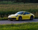 2020 Porsche 911 Carrera Coupe (Color: Racing Yellow) Front Three-Quarter Wallpapers 150x120