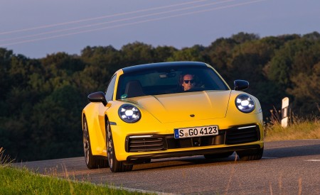 2020 Porsche 911 Carrera Coupe (Color: Racing Yellow) Front Wallpapers 450x275 (73)