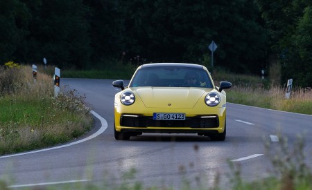 2020 Porsche 911 Carrera Coupe (Color: Racing Yellow) Front Wallpapers 450x275 (77)