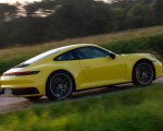 2020 Porsche 911 Carrera Coupe (Color: Racing Yellow) Rear Three-Quarter Wallpapers 150x120