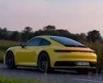 2020 Porsche 911 Carrera Coupe (Color: Racing Yellow) Rear Three-Quarter Wallpapers 150x120