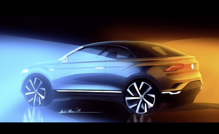 2020 Volkswagen T-Roc Cabriolet Design Sketch Wallpapers 450x275 (205)