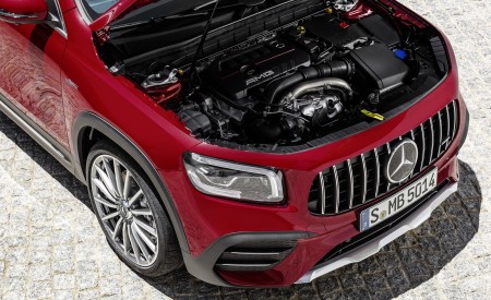 2021 Mercedes-AMG GLB 35 4MATIC (Color: Designo Patagonia Red Metallic) Engine Wallpapers 450x275 (92)