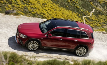 2021 Mercedes-AMG GLB 35 4MATIC (Color: Designo Patagonia Red Metallic) Side Wallpapers 450x275 (78)