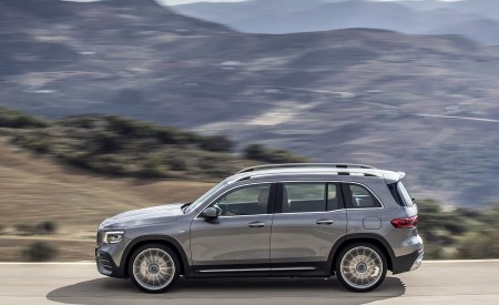 2021 Mercedes-AMG GLB 35 4MATIC (Color: Mountain Gray Metallic) Side Wallpapers 450x275 (58)