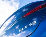 2021 Mercedes-AMG GLE 53 4MATIC Coupe (Color: Brilliant Blue Metallic) Badge Wallpapers 150x120