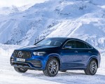 2021 Mercedes-AMG GLE 53 4MATIC Coupe (Color: Brilliant Blue Metallic) Front Three-Quarter Wallpapers 150x120