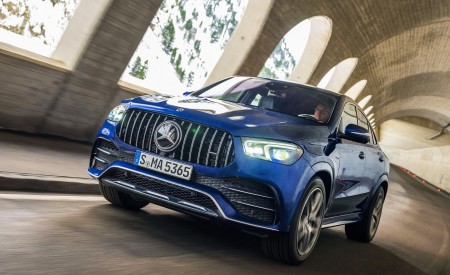 2021 Mercedes-AMG GLE 53 4MATIC Coupe (Color: Brilliant Blue Metallic) Front Wallpapers 450x275 (102)