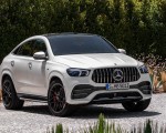 2021 Mercedes-AMG GLE 53 Coupe 4MATIC+ (Color: Designo Diamond White Bright) Front Three-Quarter Wallpapers 150x120