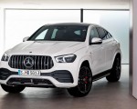 2021 Mercedes-AMG GLE 53 Coupe 4MATIC+ (Color: Designo Diamond White Bright) Front Wallpapers 150x120