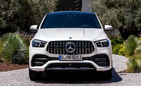 2021 Mercedes-AMG GLE 53 Coupe 4MATIC+ (Color: Designo Diamond White Bright) Front Wallpapers 450x275 (164)