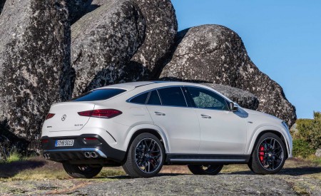 2021 Mercedes-AMG GLE 53 Coupe 4MATIC+ (Color: Designo Diamond White Bright) Rear Three-Quarter Wallpapers 450x275 (154)