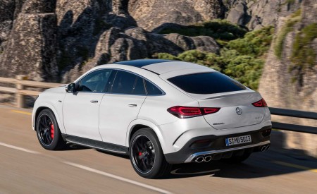 2021 Mercedes-AMG GLE 53 Coupe 4MATIC+ (Color: Designo Diamond White Bright) Rear Three-Quarter Wallpapers 450x275 (146)