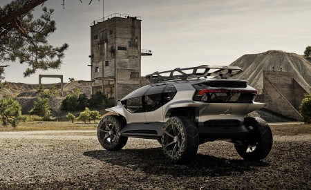 2019 Audi AITRAIL quattro Concept (Color: Solar Sky) Rear Three-Quarter Wallpapers 450x275 (8)