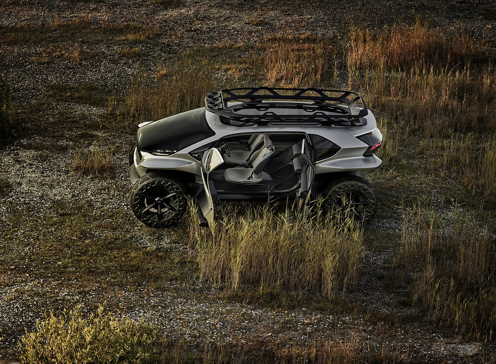 2019 Audi AITRAIL quattro Concept (Color: Solar Sky) Side Wallpapers (11)