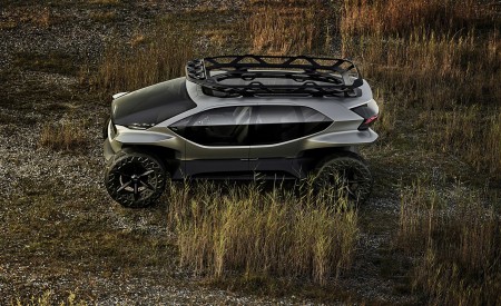 2019 Audi AITRAIL quattro Concept (Color: Solar Sky) Side Wallpapers 450x275 (12)
