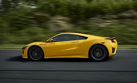 2020 Acura NSX (Color: Indy Yellow Pearl) Side Wallpapers 450x275 (8)
