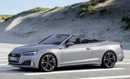 2020 Audi A5 Cabriolet (Color: Florett Silver) Front Three-Quarter Wallpapers 450x275 (8)