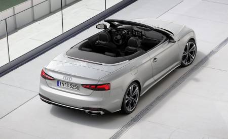 2020 Audi A5 Cabriolet (Color: Florett Silver) Rear Three-Quarter Wallpapers 450x275 (11)