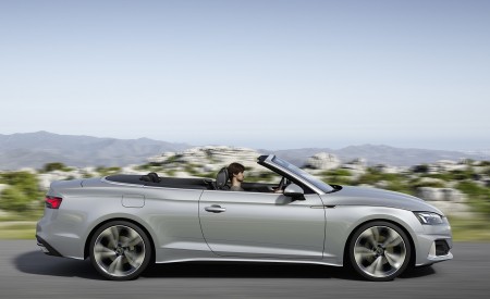 2020 Audi A5 Cabriolet (Color: Florett Silver) Side Wallpapers 450x275 (5)