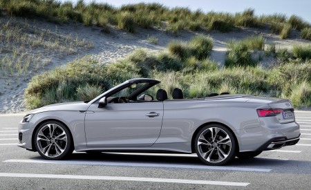 2020 Audi A5 Cabriolet (Color: Florett Silver) Side Wallpapers 450x275 (14)