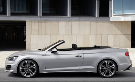 2020 Audi A5 Cabriolet (Color: Florett Silver) Side Wallpapers 450x275 (15)