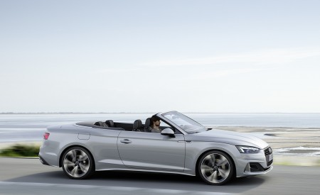 2020 Audi A5 Cabriolet (Color: Florett Silver) Side Wallpapers 450x275 (6)