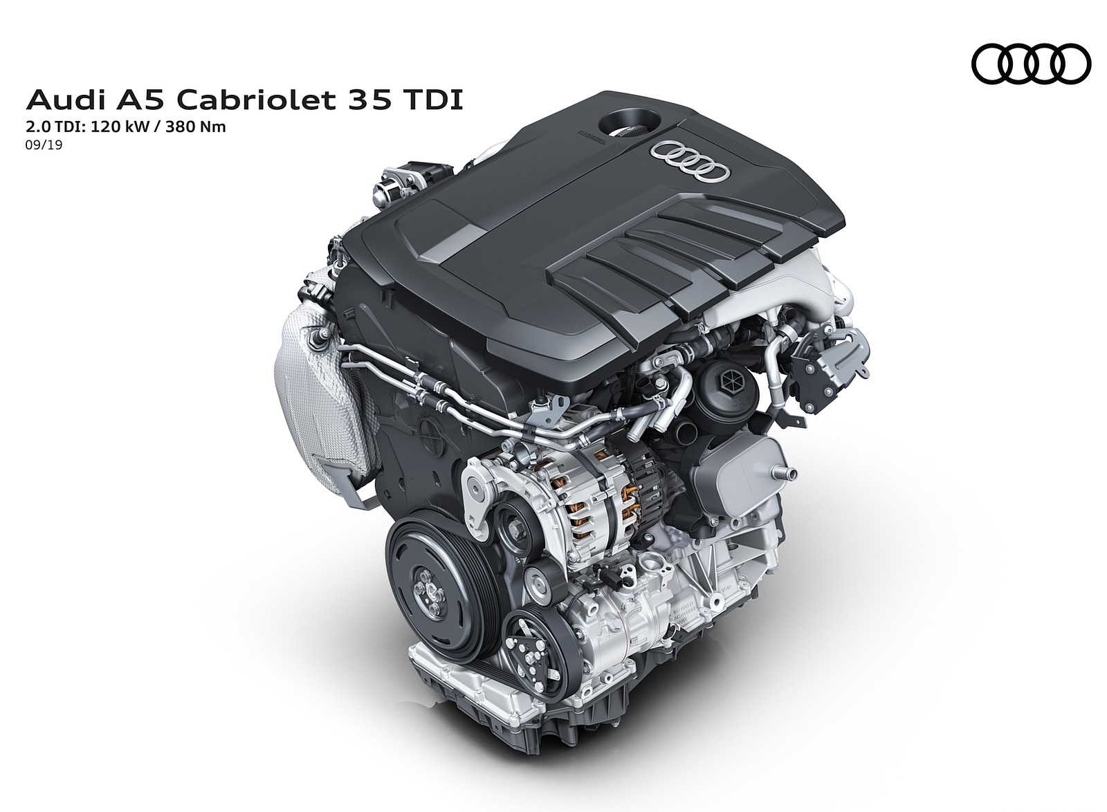 2020 Audi A5 Cabriolet Engine Wallpapers #22 of 29