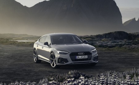 2020 Audi A5 Sportback (Color: Quantum Gray) Front Three-Quarter Wallpapers 450x275 (7)