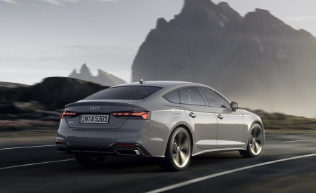 2020 Audi A5 Sportback (Color: Quantum Gray) Rear Three-Quarter Wallpapers 450x275 (3)
