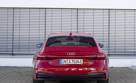 2020 Audi A7 Sportback 55 TFSI e quattro Plug-In Hybrid (Color: Tango Red) Rear Wallpapers 450x275 (35)