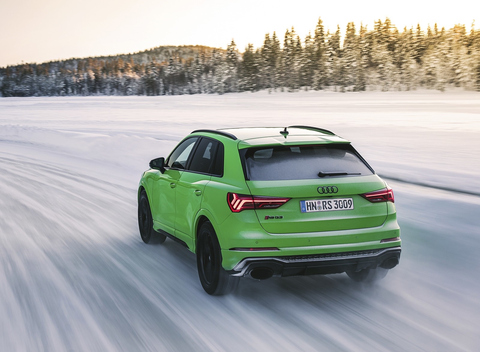 2020 Audi RS Q3 (Color: Kyalami Green) Rear Three-Quarter Wallpapers #30 of 116